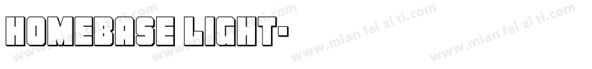 Homebase Light字体转换